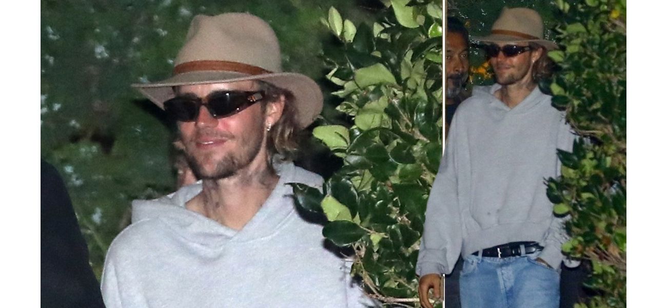 Bieber and wife Hailey were seen smiling together after he expressed being troubled by Diddy's recent arrest.