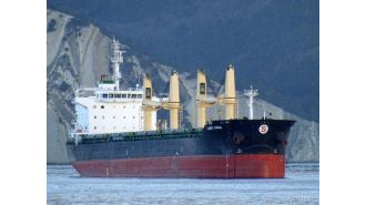 Explosive-laden Russian vessel seen near British shores.