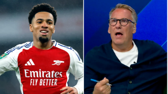 Ex-Arsenal player Paul Merson praises young Arsenal player's full debut performance.