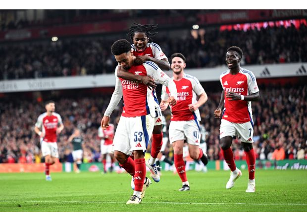 Four players from Arsenal make record in Carabao Cup game with Bolton.