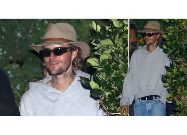 Bieber and wife Hailey were seen smiling together after he expressed being troubled by Diddy's recent arrest.