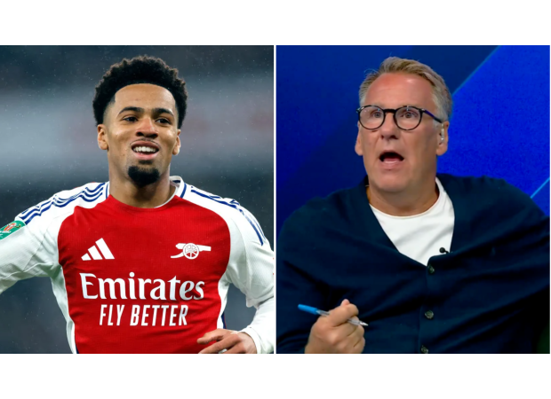 Ex-Arsenal player Paul Merson praises young Arsenal player's full debut performance.