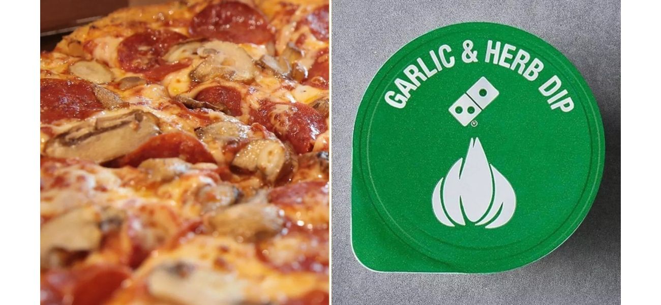Domino's dip sold for record-breaking price on eBay due to allergy recall.