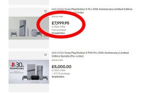 PS5 30th Anniversary Collection consoles are sold out and already going for £8,000 on eBay.