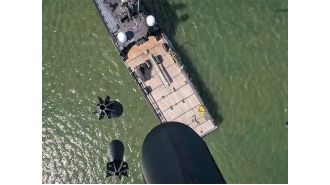 Explosive drone used in war exercise targets £7 million warship.