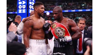 Hearn says Joshua had specific request for next match following Dubois defeat.