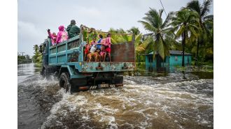 Hurricane Helene is expected to make landfall soon and has been labeled as a potentially catastrophic storm.