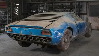 3 classic Lamborghinis for sale after being discovered in abandoned scrapyard.