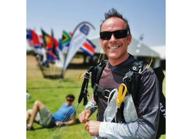 A UK SAS soldier died in a parachuting incident in South Africa.