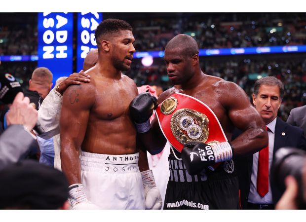 Hearn says Joshua had specific request for next match following Dubois defeat.