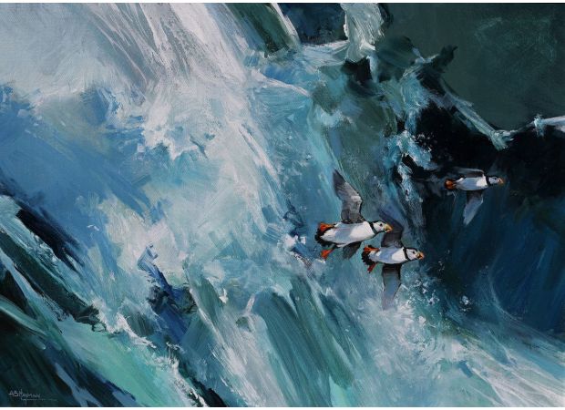 Famous animal artist Alan Hayman comes back to Resipole Studios.