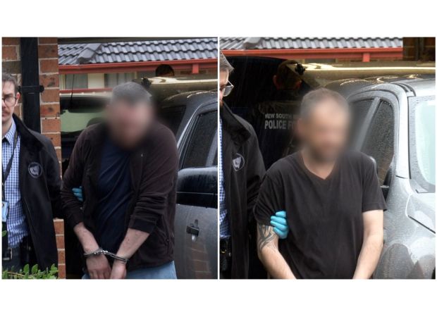 Two men accused of engaging in animal sexual abuse and recording a minor.