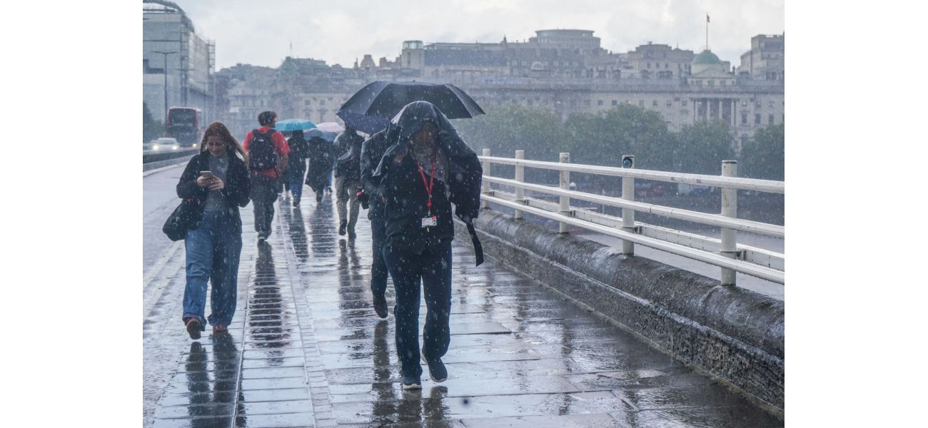 Expect storms and heavy rain in southern England this weekend.