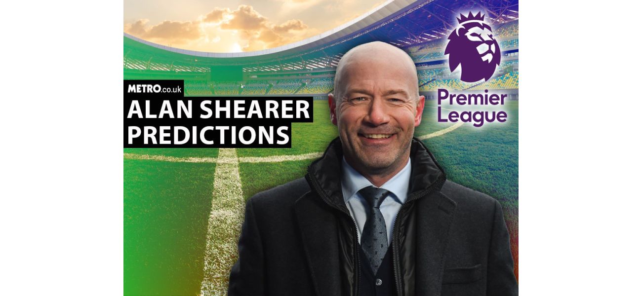 Alan Shearer predicts outcomes for Premier League matches featuring Man Utd, Arsenal, and Chelsea.