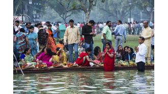 In India, 46 people died during a religious festival, including 37 children.