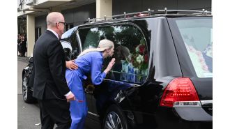 Charlotte's parents express grief at funeral.