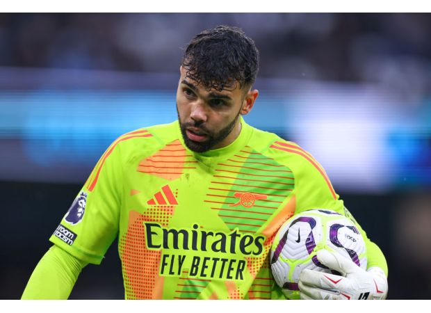 Mikel Arteta gives update on David Raya's injury for Arsenal.