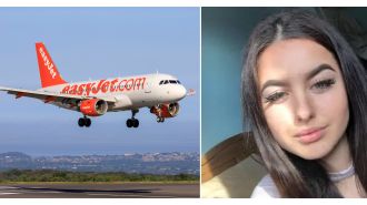A couple was removed from an Easyjet flight for engaging in a sexual act under a pile of coats.