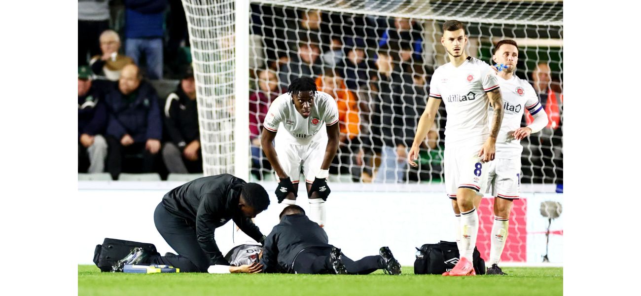 Chong collapsed while playing for Luton, providing an update on the former Manchester United wonderkid's condition.