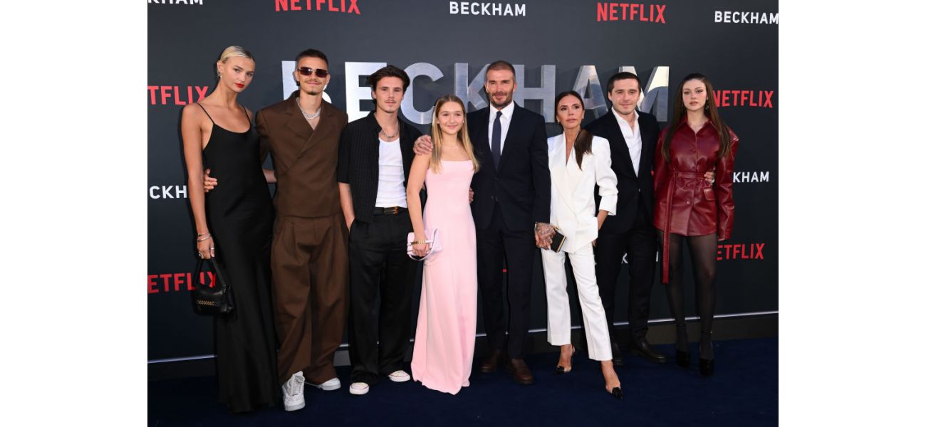David and Victoria Beckham's son embroiled in cheating scandal after his mom's fashion show.