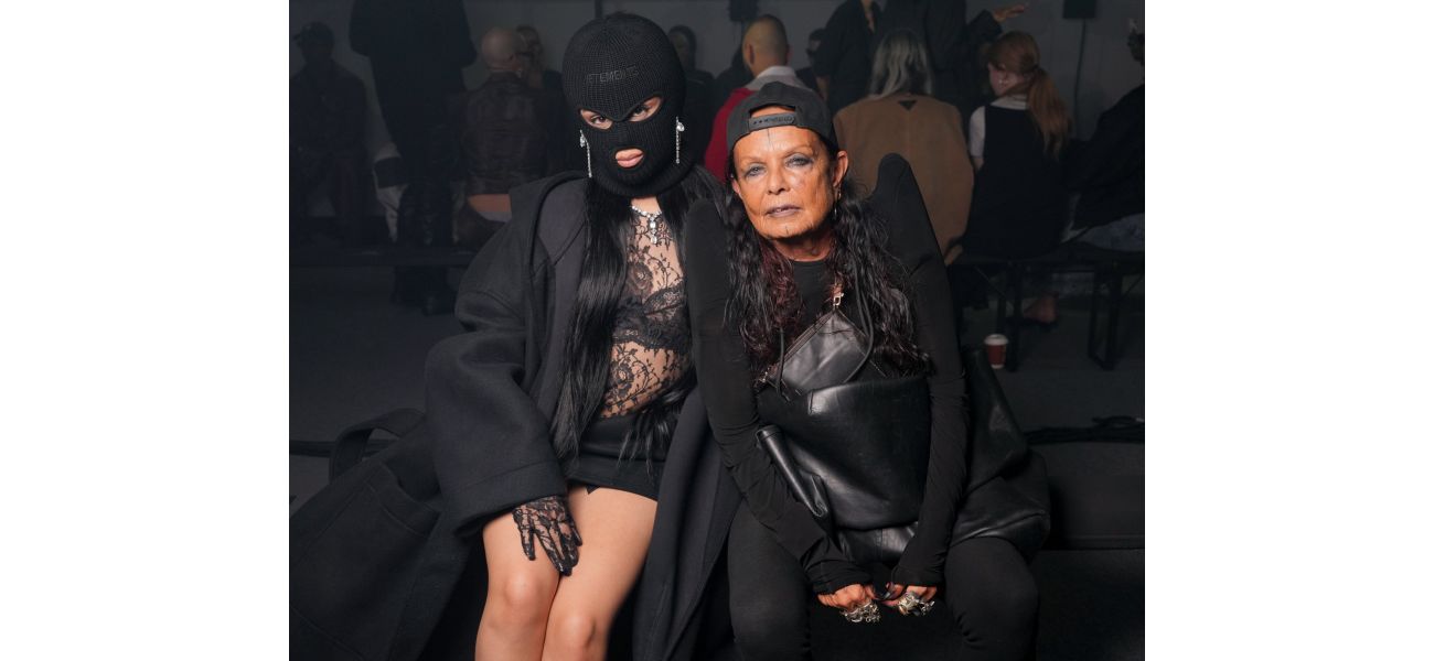 A contestant from X Factor stuns with daring appearance during Paris Fashion Week.