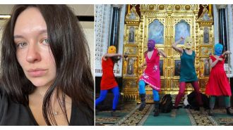 Pussy Riot member warns that being famous won't protect you, as she is added to Putin's wanted list.