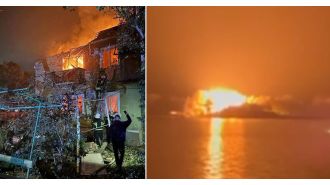 Putin's airstrikes near NATO land.