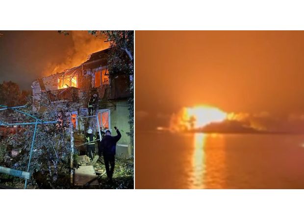 Putin's airstrikes near NATO land.