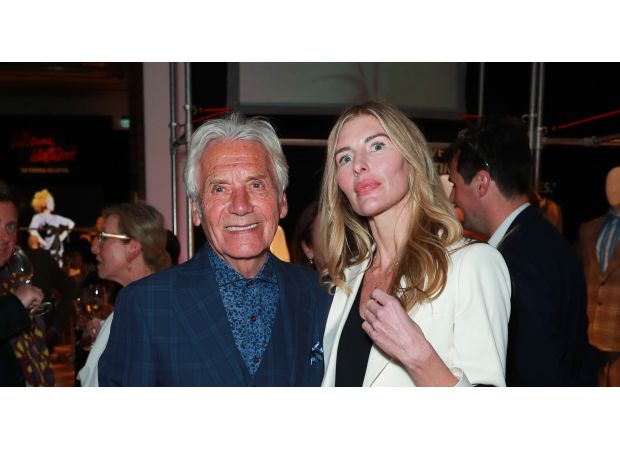 BBC veteran, 81, and wealthy partner, 39, end relationship as she moves into a trailer.