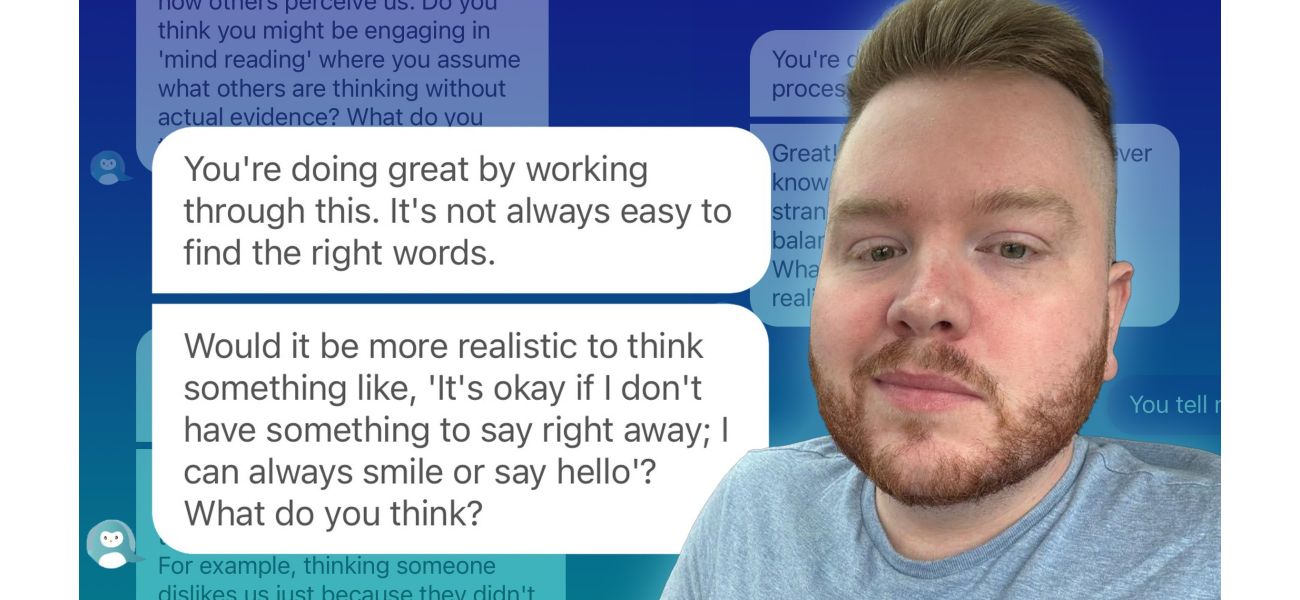 I had an experience with an AI therapist for a month and here's what occurred.