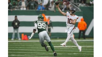 Broncos' QB Bo Nix bounces back from rough start against Jets for second win of his career.