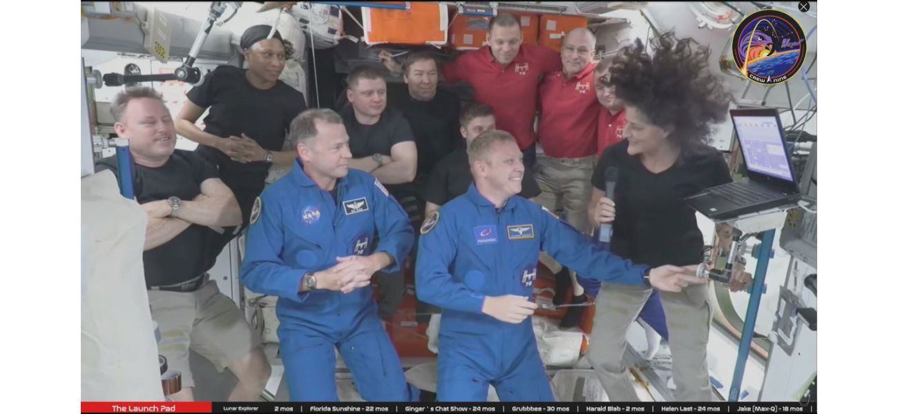 Space X astronauts join stranded crew at space station to assist.