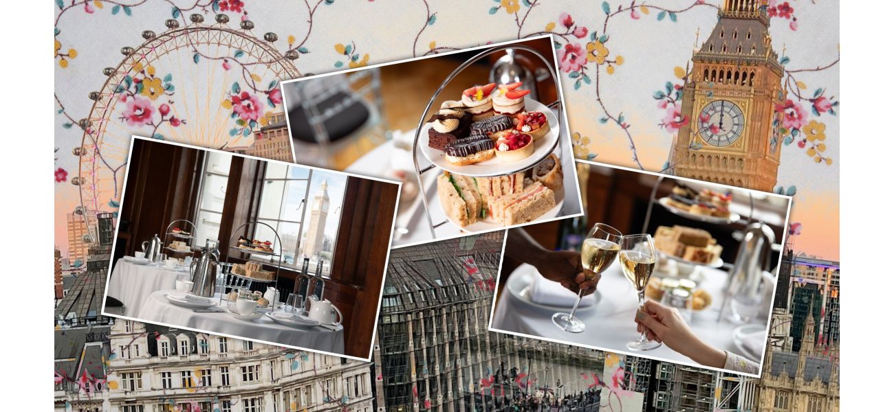 Experience a unique twist on tea time with the London Eye's exclusive afternoon tea.