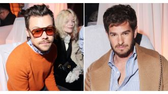 Harry Styles and Andrew Garfield's adorable interaction has sent fans into a frenzy.