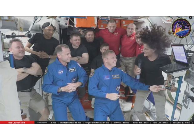 Space X astronauts join stranded crew at space station to assist.