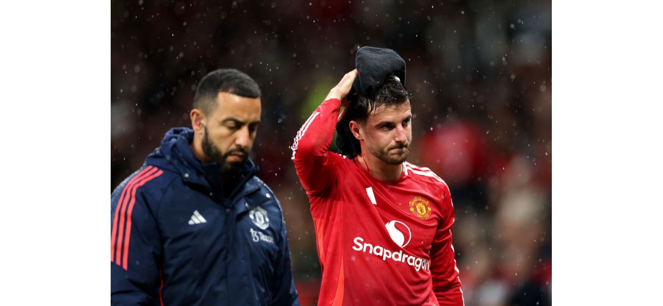 A Manchester United player received criticism for sharing injury news on social media after a loss to Tottenham.