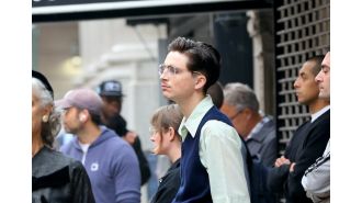 Famous actor looks completely different with mustache and styled hair in upcoming movie.
