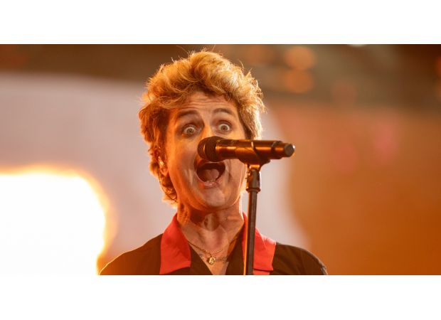 Green Day's music banned from radio due to Billie Joe Armstrong's cuss-filled outburst.