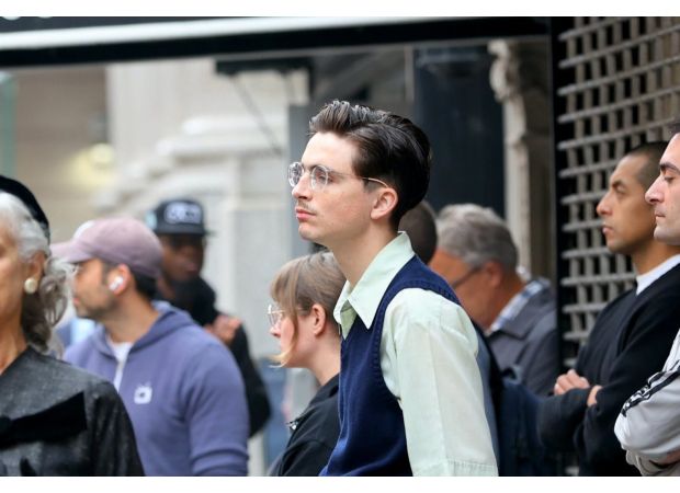 Famous actor looks completely different with mustache and styled hair in upcoming movie.