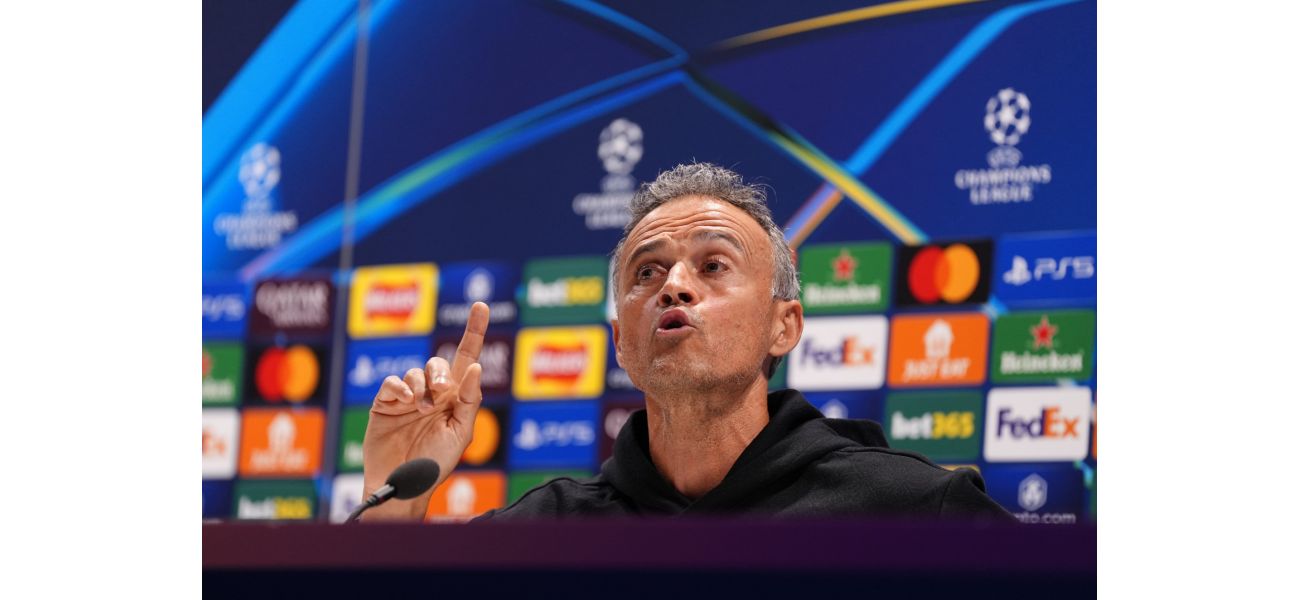 Luis Enrique's choice for Arsenal versus PSG is being labeled as a 