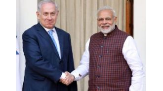 Indian Prime Minister Modi talks to Israeli Prime Minister Netanyahu and condemns terrorism.