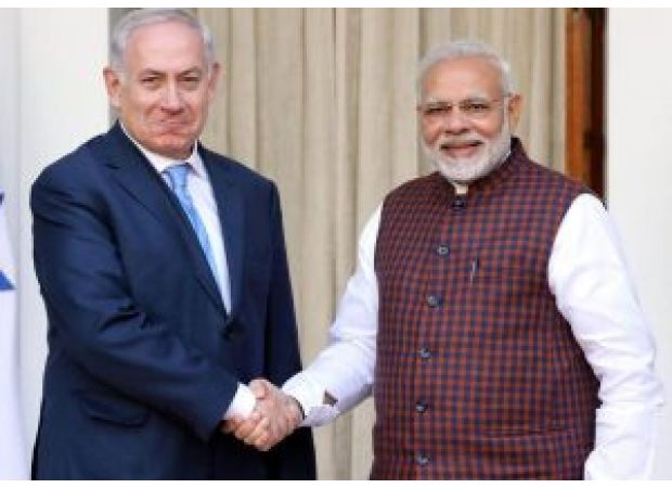 Indian Prime Minister Modi talks to Israeli Prime Minister Netanyahu and condemns terrorism.