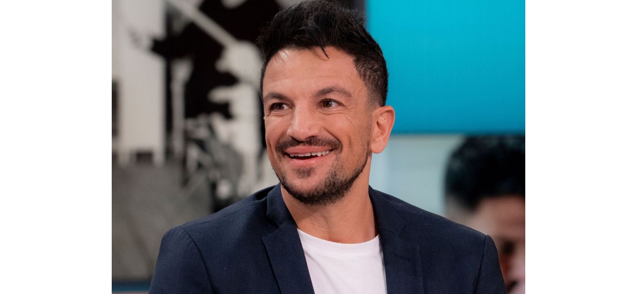 Peter Andre surprised a Tory before his performance, wishing him good luck.