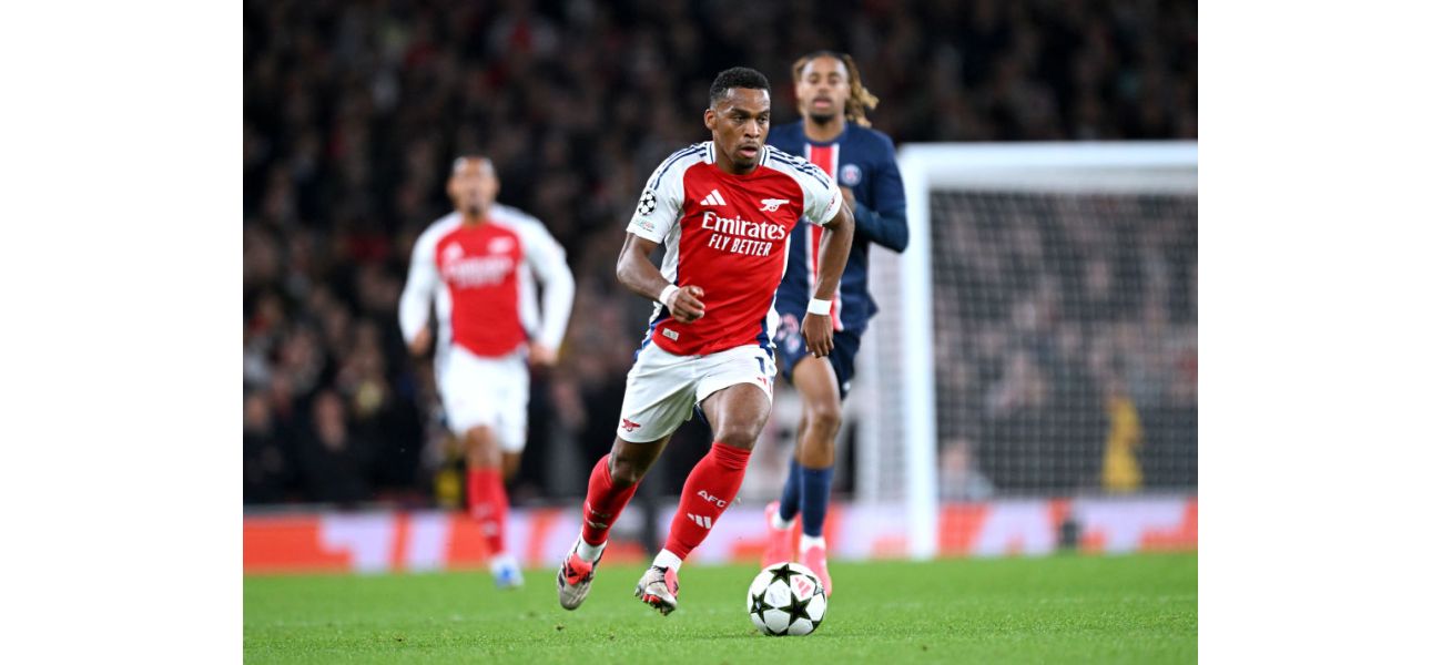 Update on Timber's injury after he was substituted at half-time during the match against PSG, where Arsenal star was playing.