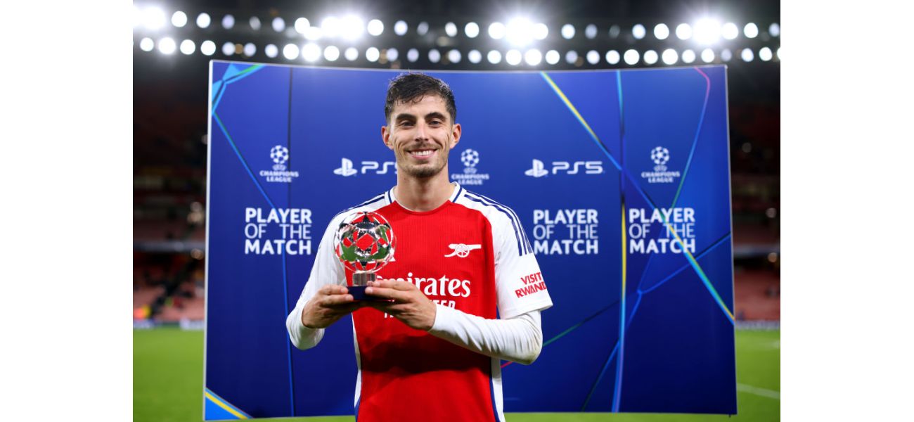 Arteta gives kudos to Havertz after PSG win, calls him 