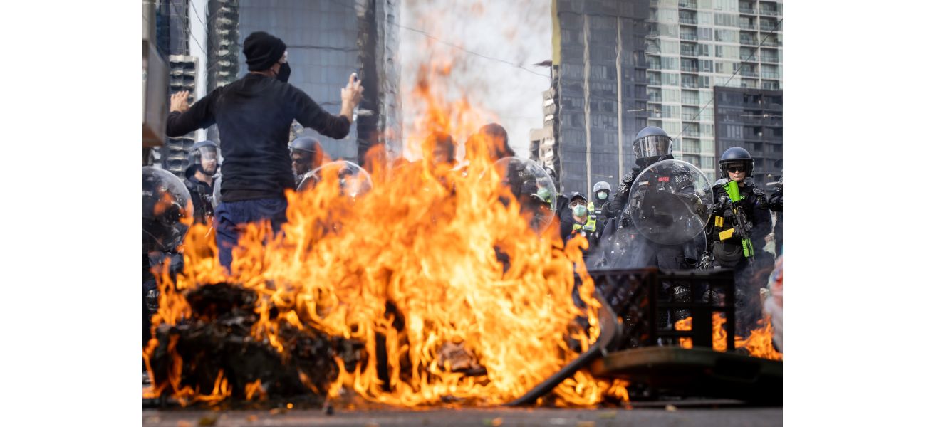 Police in Melbourne share pictures of nine individuals wanted in connection with violent events during recent protests.