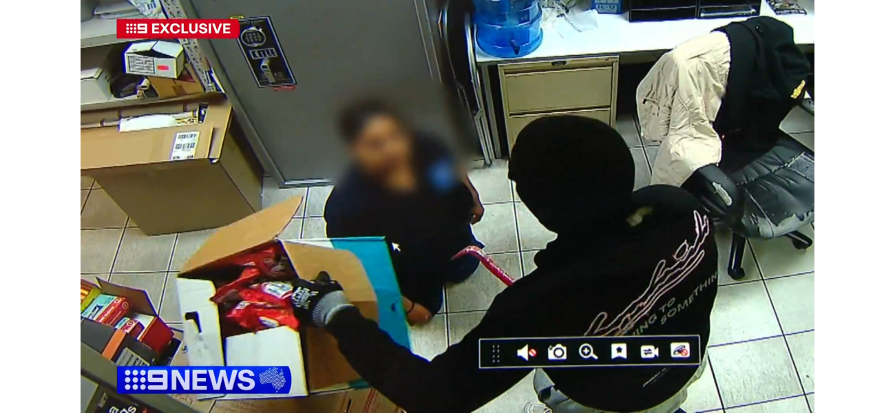 Gas station staff in shock after being robbed twice in one day.