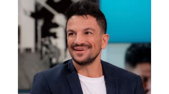 Peter Andre surprised a Tory before his performance, wishing him good luck.