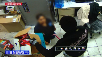 Gas station staff in shock after being robbed twice in one day.