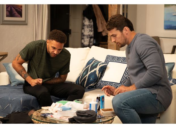 A paramedic arrives as a key Emmerdale character suffers serious injuries.